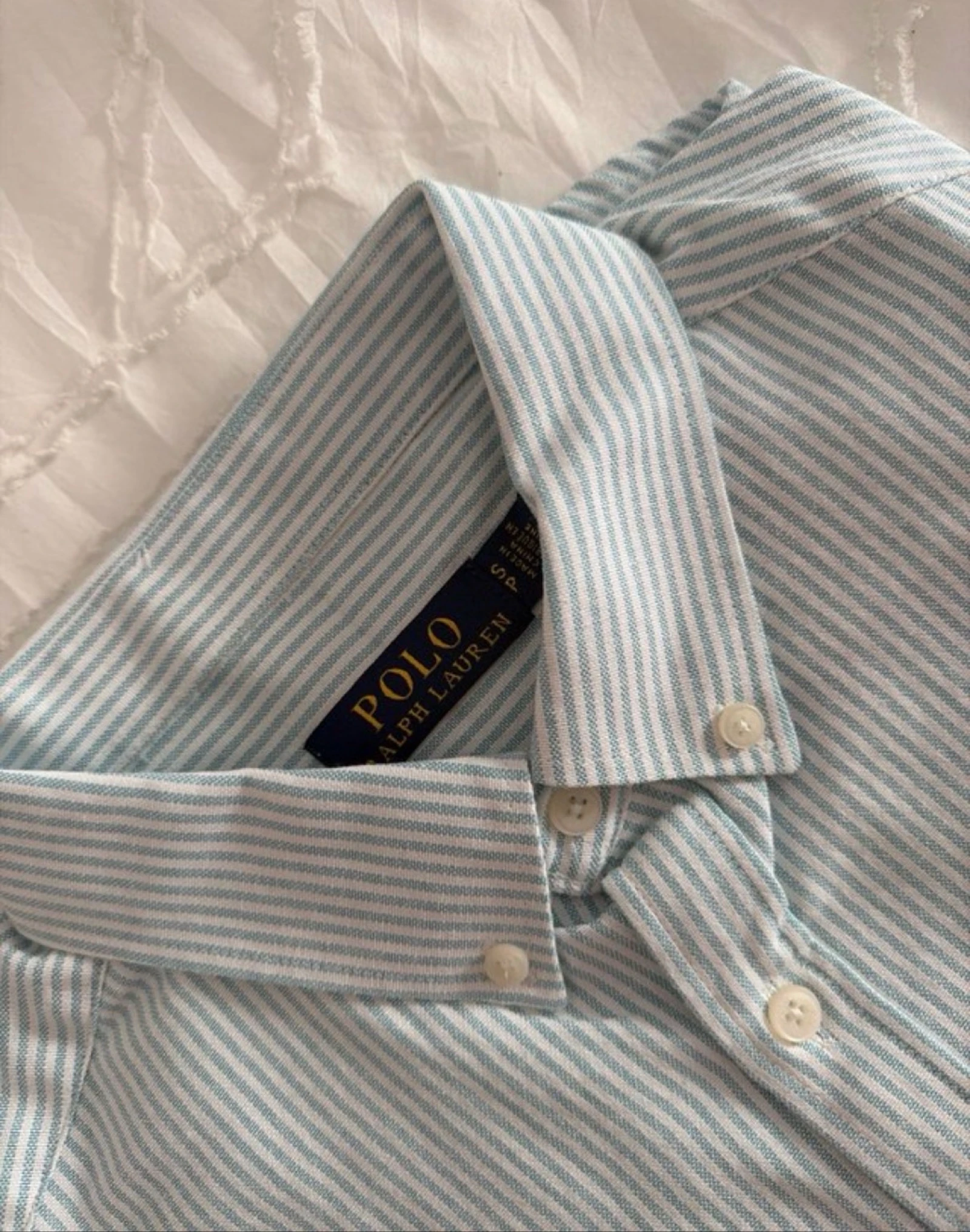 Green striped polo shirt – photo 2